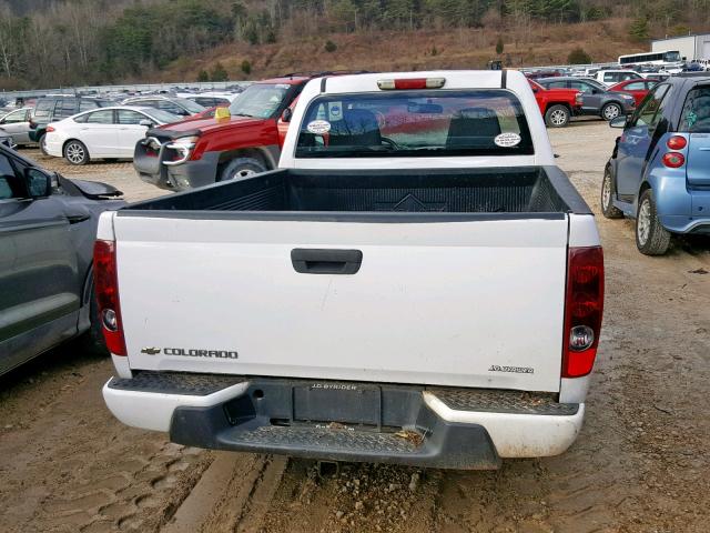 1GCCSBD97A8114706 - 2010 CHEVROLET COLORADO WHITE photo 6