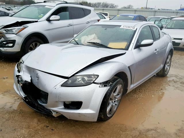 JM1FE173240118056 - 2004 MAZDA RX8 SILVER photo 2