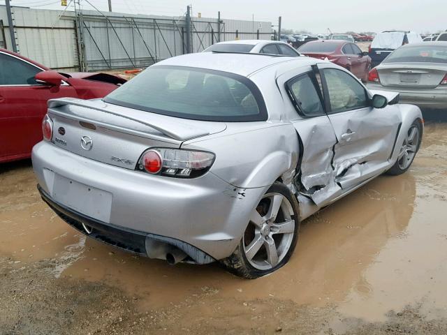 JM1FE173240118056 - 2004 MAZDA RX8 SILVER photo 4