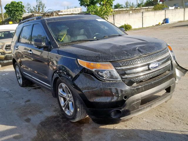 1FM5K7F85EGA14007 - 2014 FORD EXPLORER L BLACK photo 1