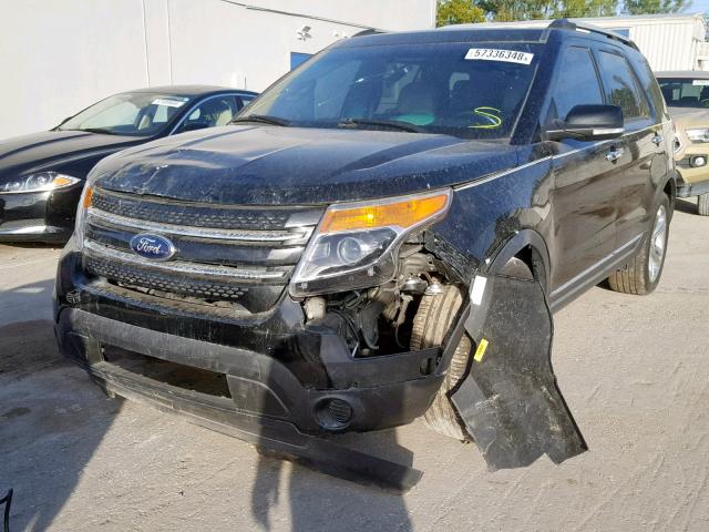 1FM5K7F85EGA14007 - 2014 FORD EXPLORER L BLACK photo 2