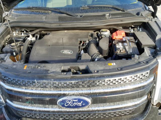 1FM5K7F85EGA14007 - 2014 FORD EXPLORER L BLACK photo 7