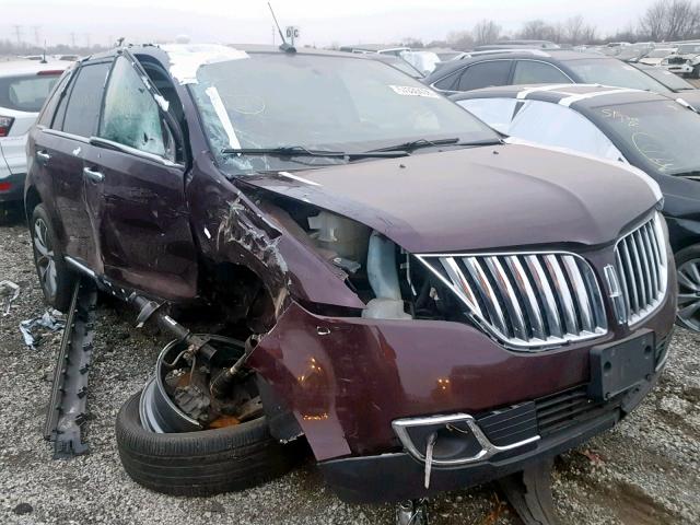 2LMDJ8JK1BBJ00316 - 2011 LINCOLN MKX BURGUNDY photo 1