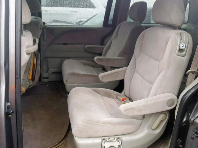 5FNRL38227B075428 - 2007 HONDA ODYSSEY LX GRAY photo 6