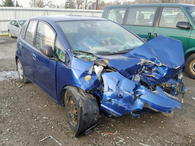 JHMGE87229C002347 - 2009 HONDA FIT BLUE photo 1