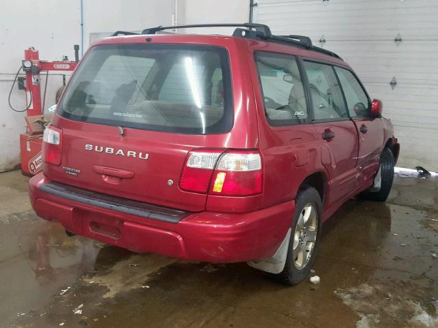 JF1SF65681H739424 - 2001 SUBARU FORESTER S Qırmızı foto 4