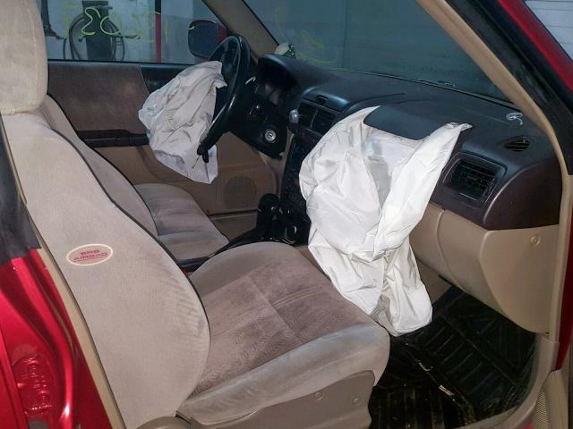 JF1SF65681H739424 - 2001 SUBARU FORESTER S Qırmızı foto 5