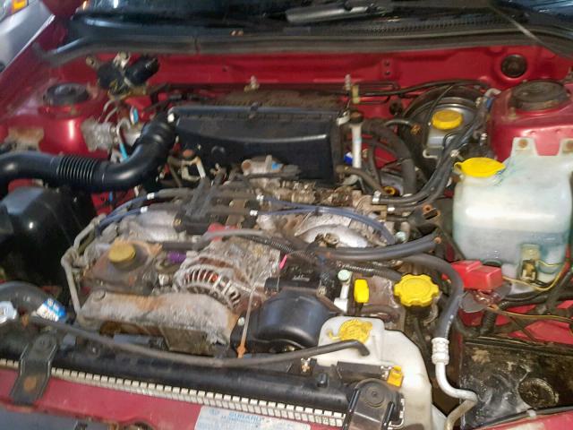 JF1SF65681H739424 - 2001 SUBARU FORESTER S Qırmızı foto 7