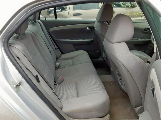 1G1ZC5E00A4102275 - 2010 CHEVROLET MALIBU 1LT SILVER photo 6