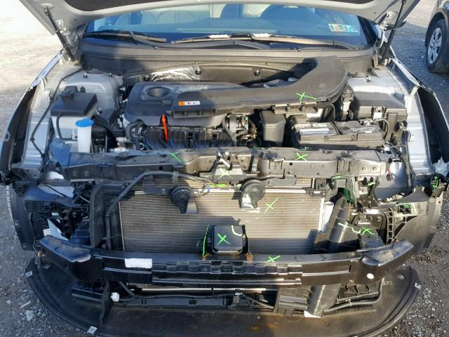 5NPE34AF1FH050909 - 2015 HYUNDAI SONATA SPO SILVER photo 7