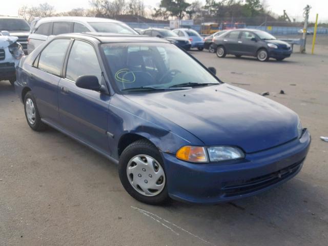 1HGEG8649SL063403 - 1995 HONDA CIVIC DX BLUE photo 1