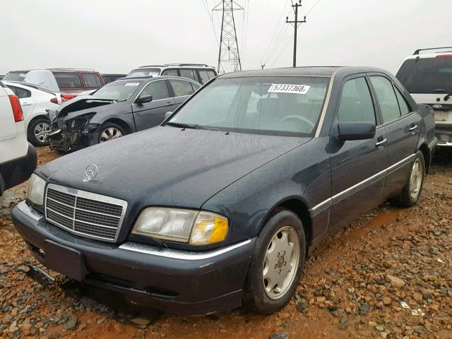 WDBHA23E2VF524613 - 1997 MERCEDES-BENZ C 230 BLUE photo 2