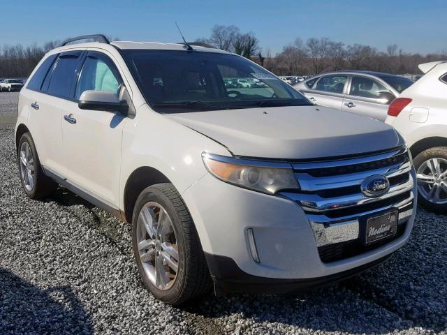 2FMDK3JCXBBB46683 - 2011 FORD EDGE SEL WHITE photo 1