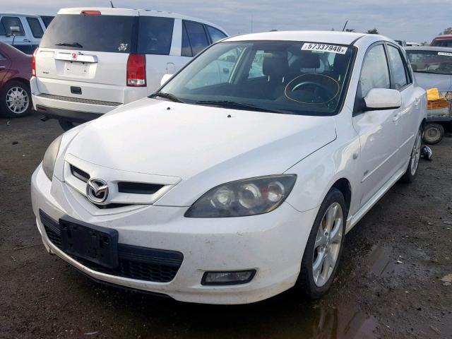 JM1BK344291197536 - 2009 MAZDA 3 S WHITE photo 2