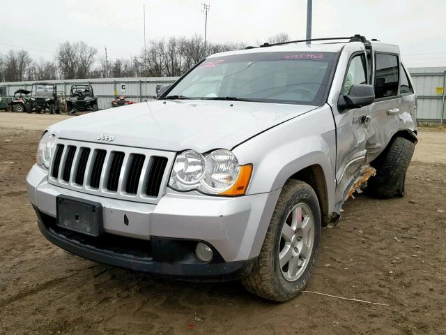 1J4PR4GKXAC104086 - 2010 JEEP GRAND CHER SILVER photo 2