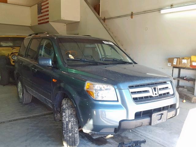 5FNYF18258B032582 - 2008 HONDA PILOT VP BLUE photo 1