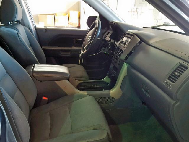 5FNYF18258B032582 - 2008 HONDA PILOT VP BLUE photo 5