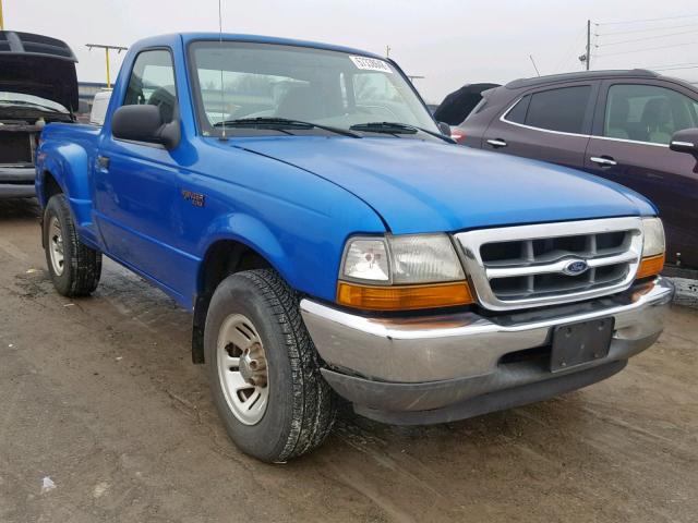 1FTYR10V2XPA26918 - 1999 FORD RANGER BLUE photo 1