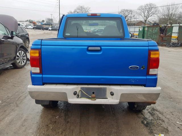 1FTYR10V2XPA26918 - 1999 FORD RANGER BLUE photo 6