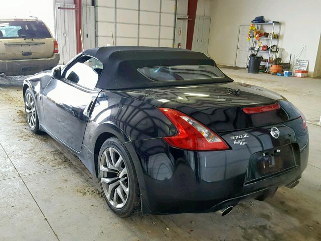 JN1AZ4FH6AM303036 - 2010 NISSAN 370Z BLACK photo 3