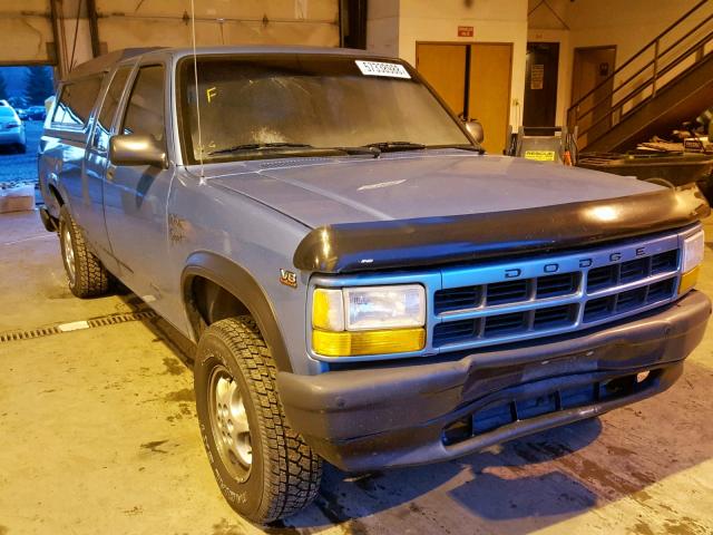 1B7GG23Y3SW948061 - 1995 DODGE DAKOTA BLUE photo 1