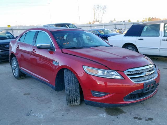 1FAHP2FW0BG138725 - 2011 FORD TAURUS LIM RED photo 1