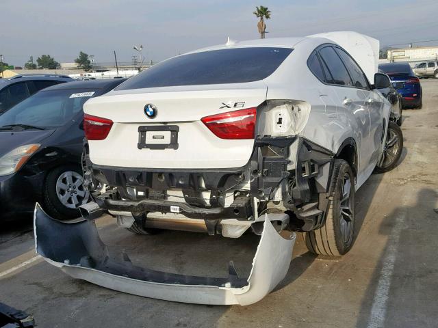 5UXKU6C32H0S99698 - 2017 BMW X6 XDRIVE5 WHITE photo 4