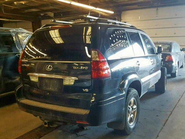 JTJBT20XX80171016 - 2008 LEXUS GX 470 BLACK photo 4