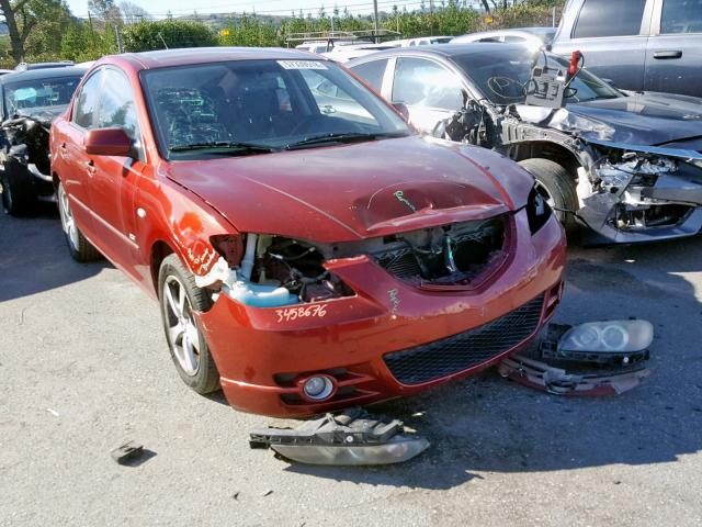 JM1BK323661470399 - 2006 MAZDA 3 S RED photo 1