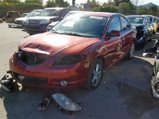 JM1BK323661470399 - 2006 MAZDA 3 S RED photo 2