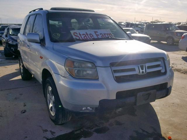 5FNYF28308B012805 - 2008 HONDA PILOT SE SILVER photo 1