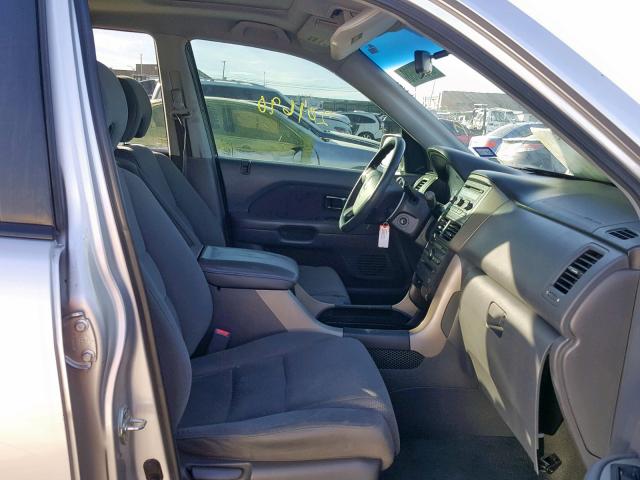 5FNYF28308B012805 - 2008 HONDA PILOT SE SILVER photo 5