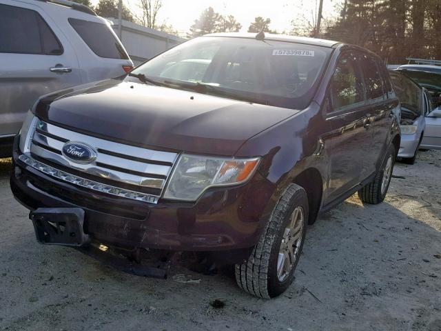 2FMDK48C07BA67557 - 2007 FORD EDGE SEL PURPLE photo 2