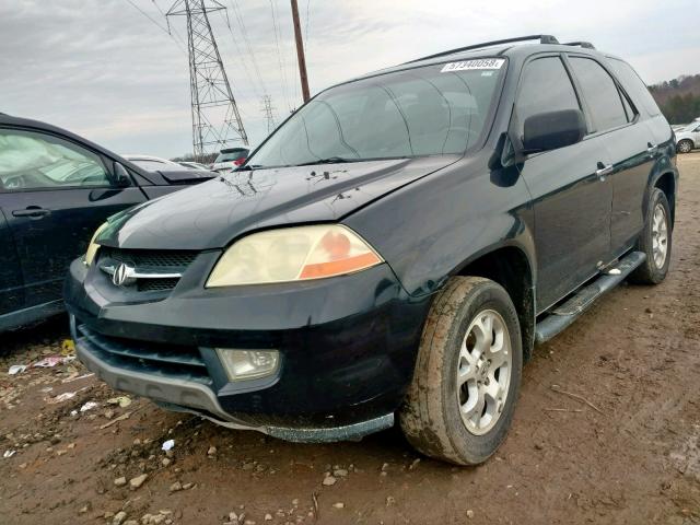 2HNYD18632H513791 - 2002 ACURA MDX TOURIN BLACK photo 2