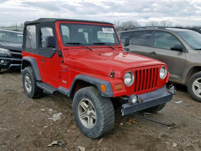 1J4FY19S2VP480032 - 1997 JEEP WRANGLER / RED photo 1