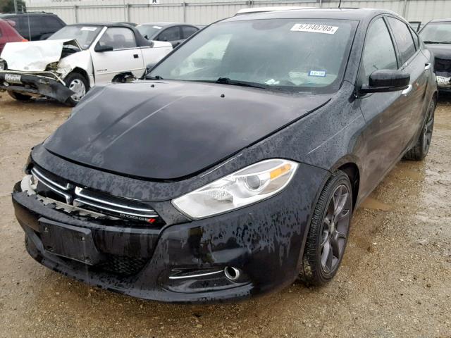 1C3CDFCA5DD204515 - 2013 DODGE DART LIMIT BLACK photo 2