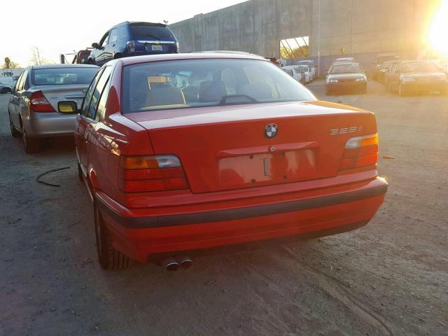 WBACD4324WAV62778 - 1998 BMW 328 I AUTO RED photo 3