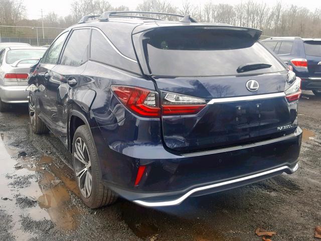 JTJDZKCA3J2007793 - 2018 LEXUS RX 350 L BLUE photo 3