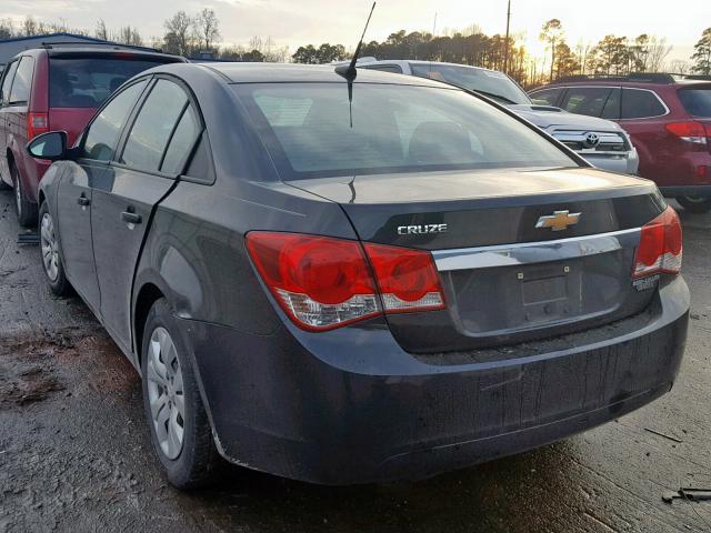 1G1PA5SG8D7108407 - 2013 CHEVROLET CRUZE LS BLACK photo 3