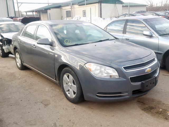 1G1ZF57538F153722 - 2008 CHEVROLET MALIBU HYB GRAY photo 1