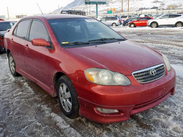 1NXBR32E36Z707213 - 2006 TOYOTA COROLLA S MAROON photo 1