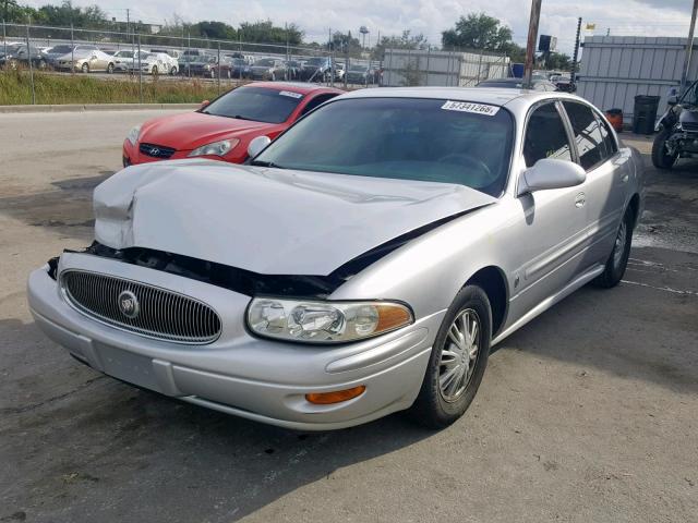 1G4HP54K424229747 - 2002 BUICK LESABRE CU SILVER photo 2