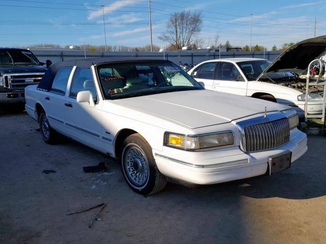 1LNLM81W3TY613055 - 1996 LINCOLN TOWN CAR E WHITE photo 1