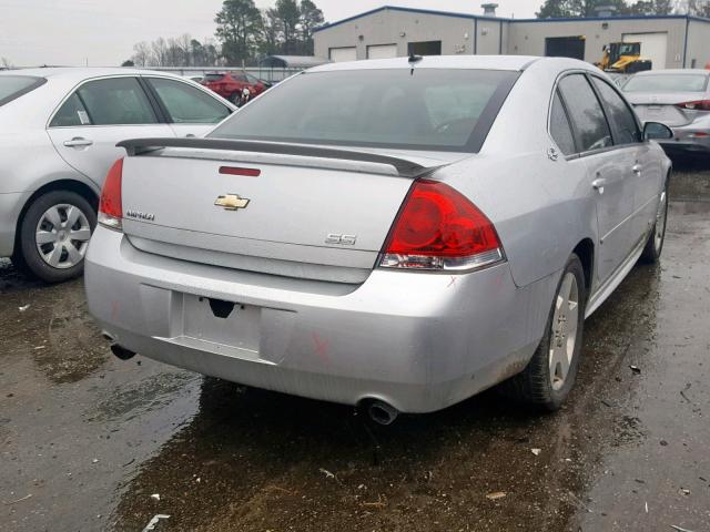 2G1WD57CX91172591 - 2009 CHEVROLET IMPALA SS SILVER photo 4