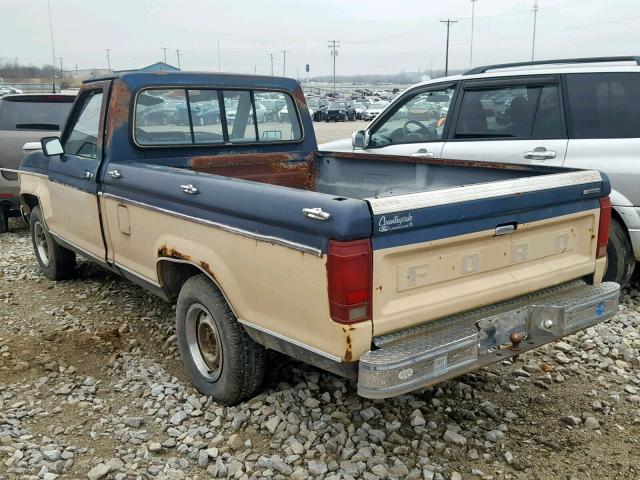 1FTBR10AXGUC23498 - 1986 FORD RANGER TWO TONE photo 3