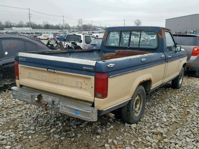 1FTBR10AXGUC23498 - 1986 FORD RANGER TWO TONE photo 4