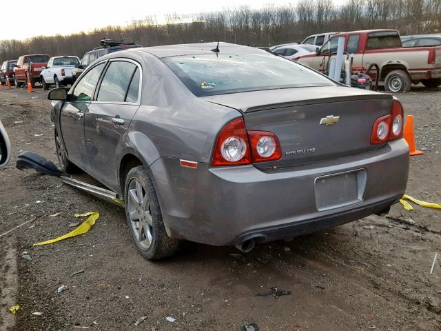 1G1ZE5E74A4116655 - 2010 CHEVROLET MALIBU LTZ BROWN photo 3