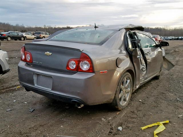 1G1ZE5E74A4116655 - 2010 CHEVROLET MALIBU LTZ BROWN photo 4