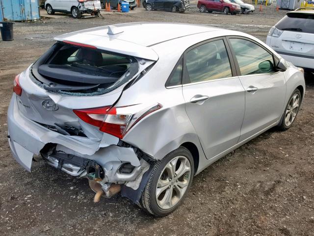 KMHD35LE0DU081993 - 2013 HYUNDAI ELANTRA GT SILVER photo 4