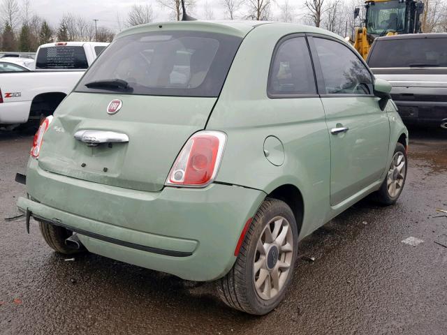 3C3CFFKR3HT569664 - 2017 FIAT 500 POP GREEN photo 4